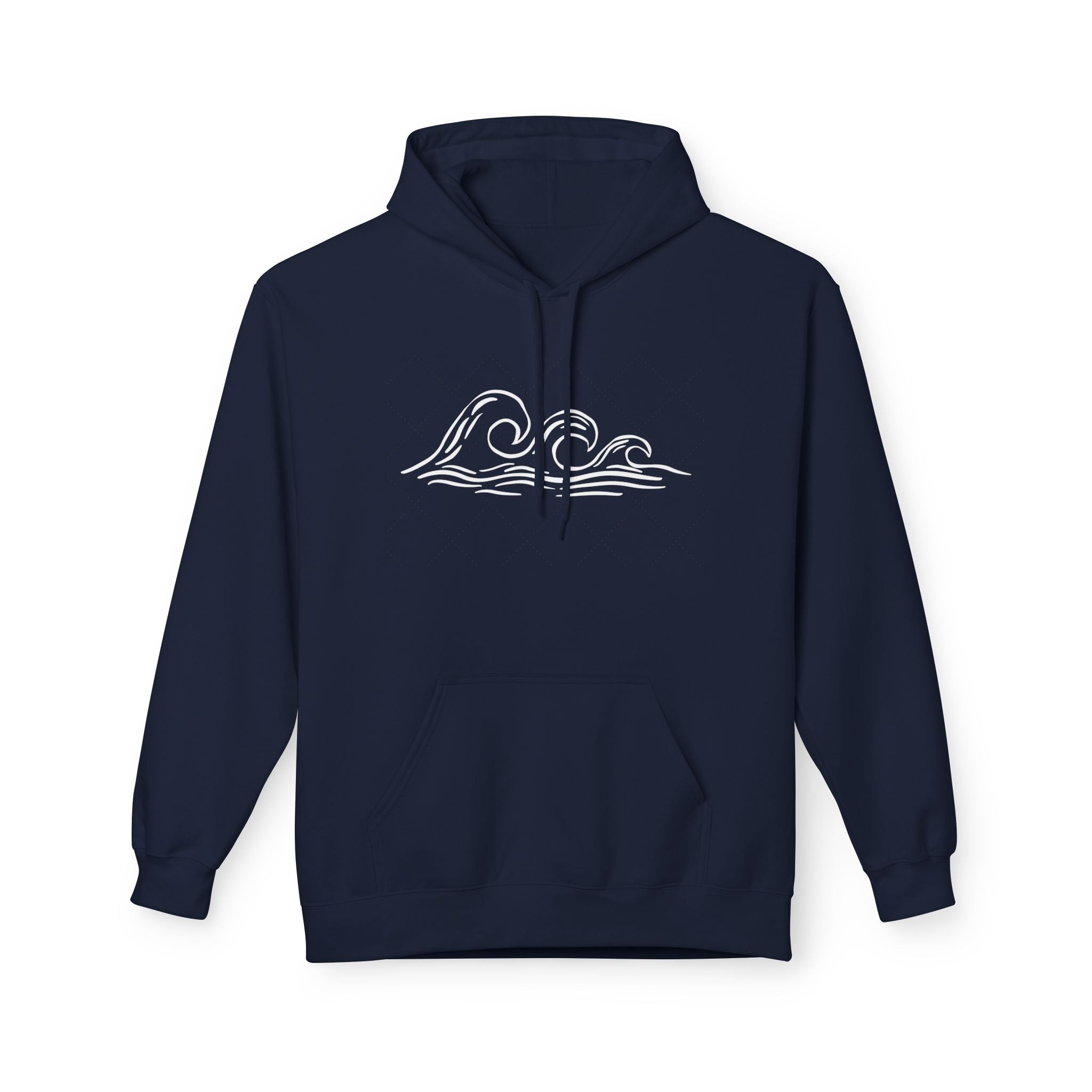 Lighthouse in the Storm Hoodie | Christian Faith Ocean Waves