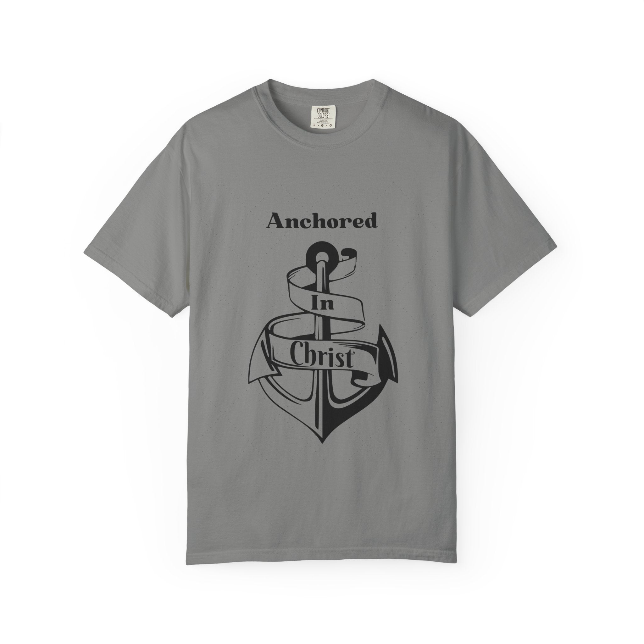 Anchored in Christ — Spiritual Christian Tee
