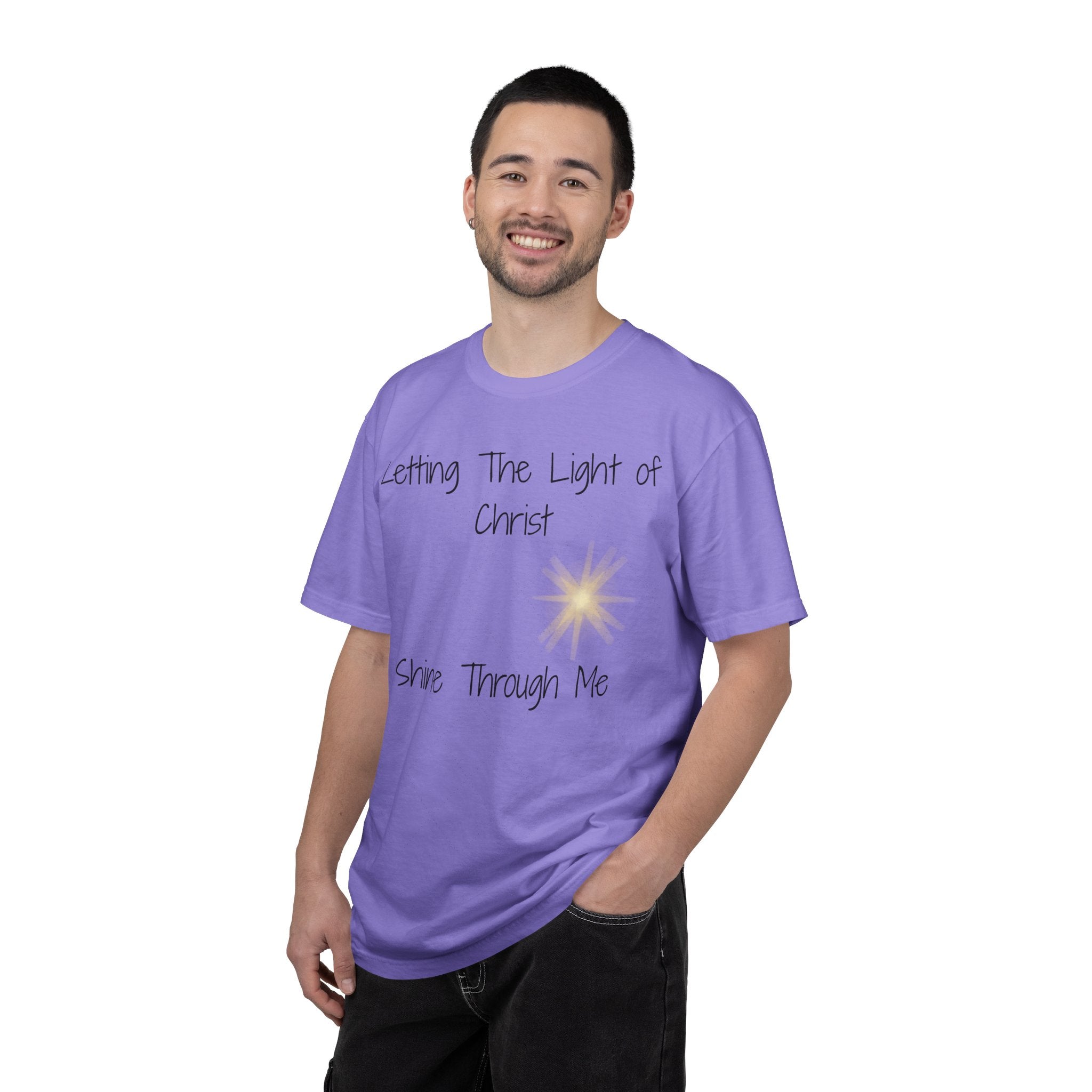 Let Christ's Light Shine Christian T-Shirt — Faith-Inspired Spiritual Tee