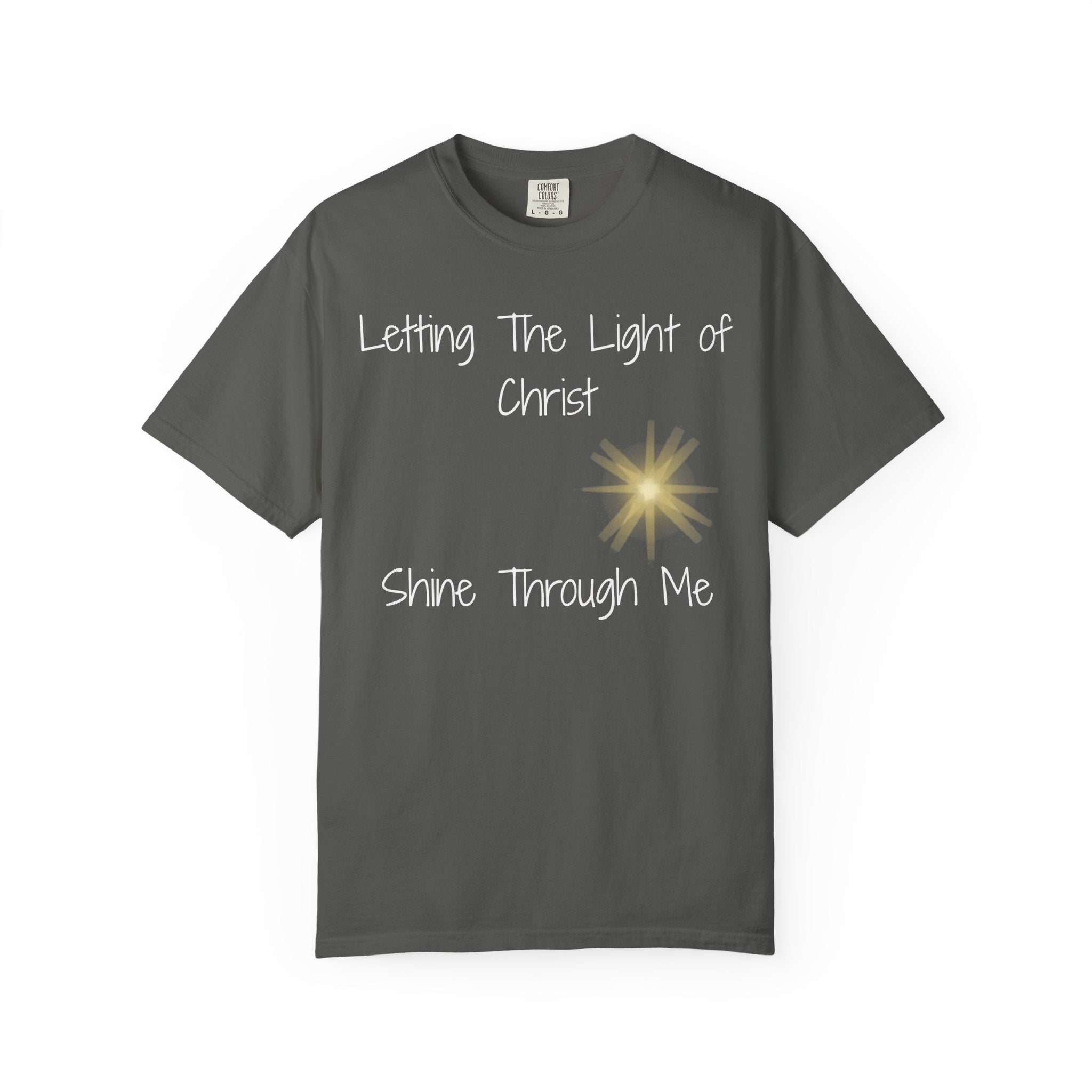 Let Christ's Light Shine Christian T-Shirt — Faith-Inspired Spiritual Tee
