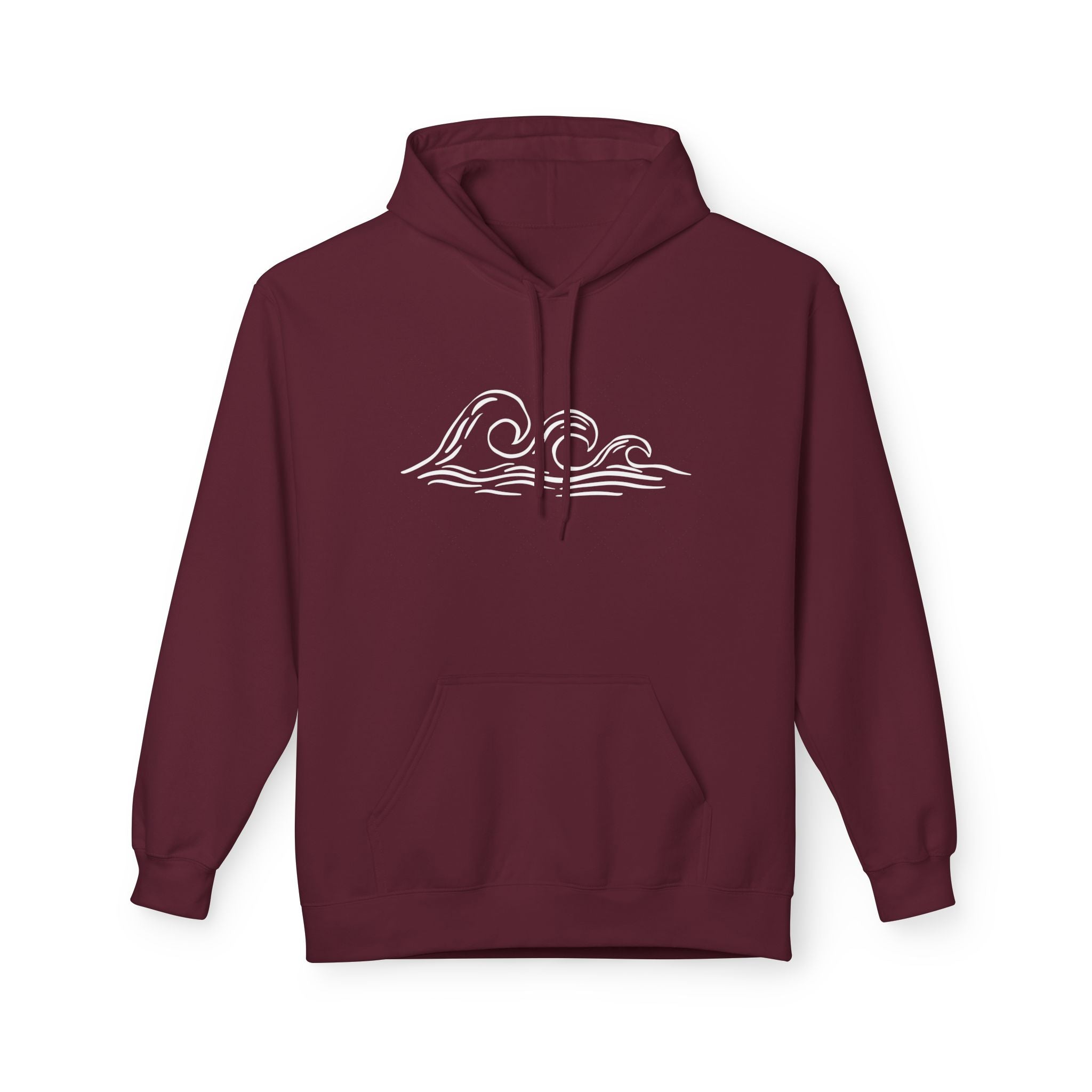 Lighthouse in the Storm Hoodie | Christian Faith Ocean Waves
