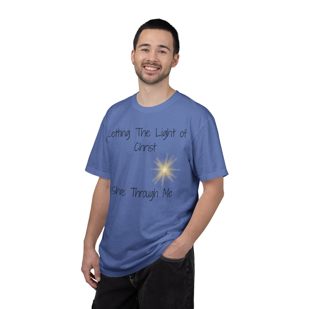 Let Christ's Light Shine Christian T-Shirt — Faith-Inspired Spiritual Tee