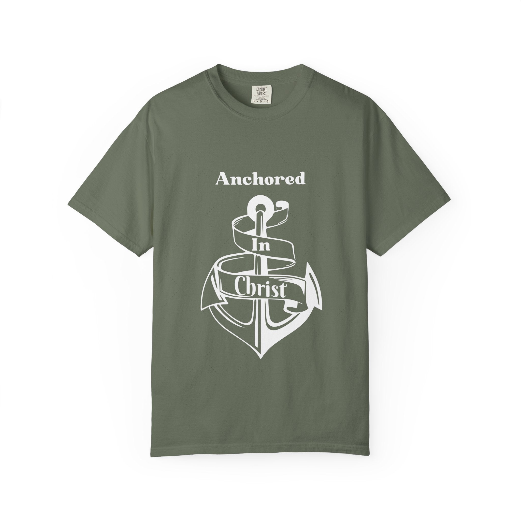 Anchored in Christ — Spiritual Christian Tee