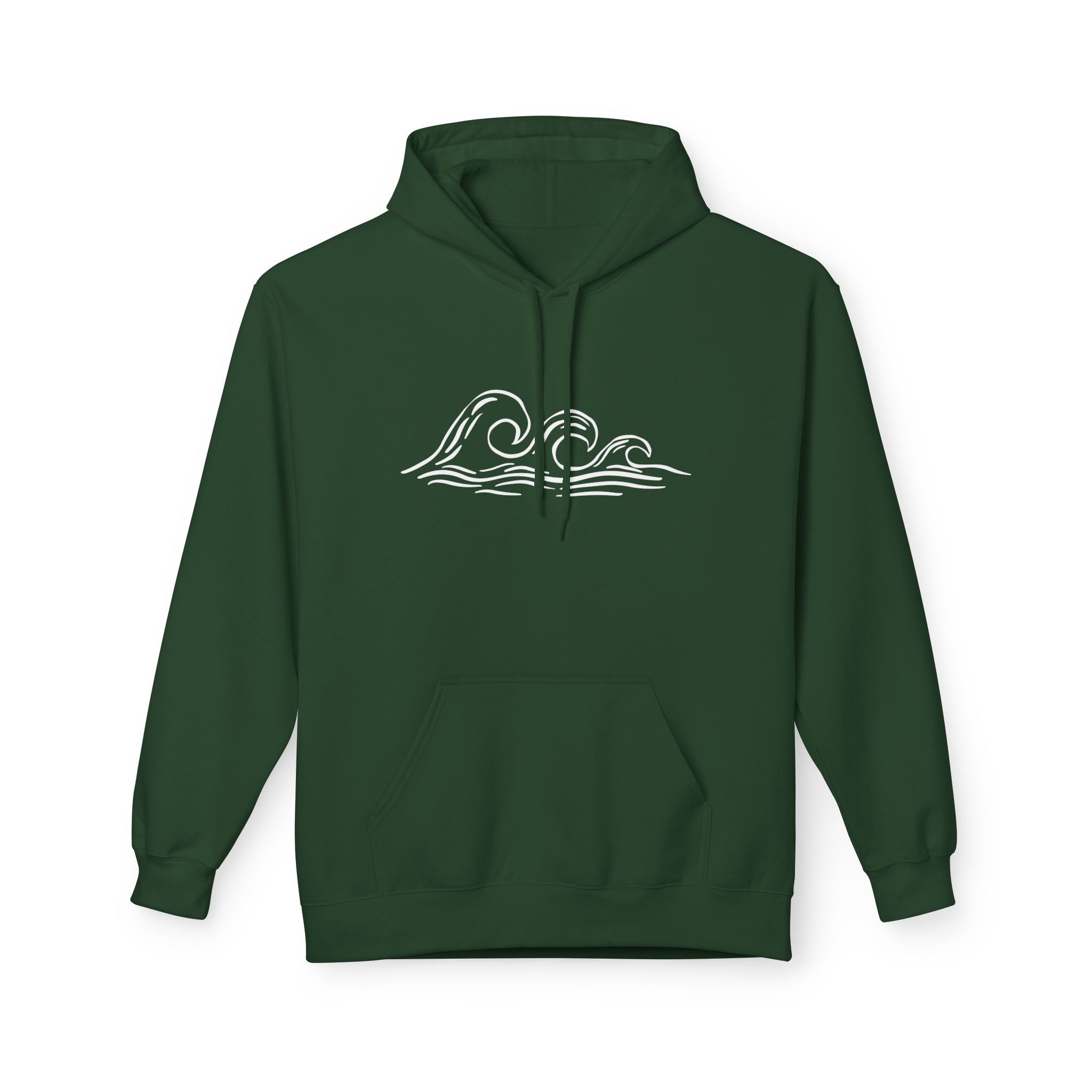 Lighthouse in the Storm Hoodie | Christian Faith Ocean Waves
