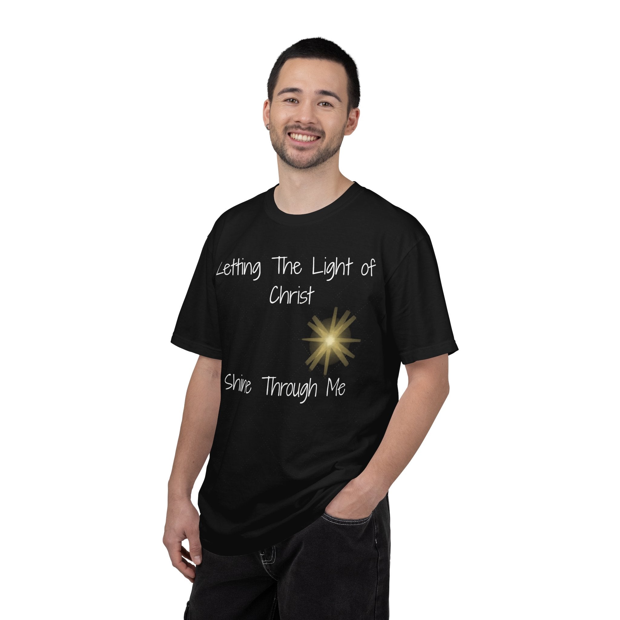 Let Christ's Light Shine Christian T-Shirt — Faith-Inspired Spiritual Tee