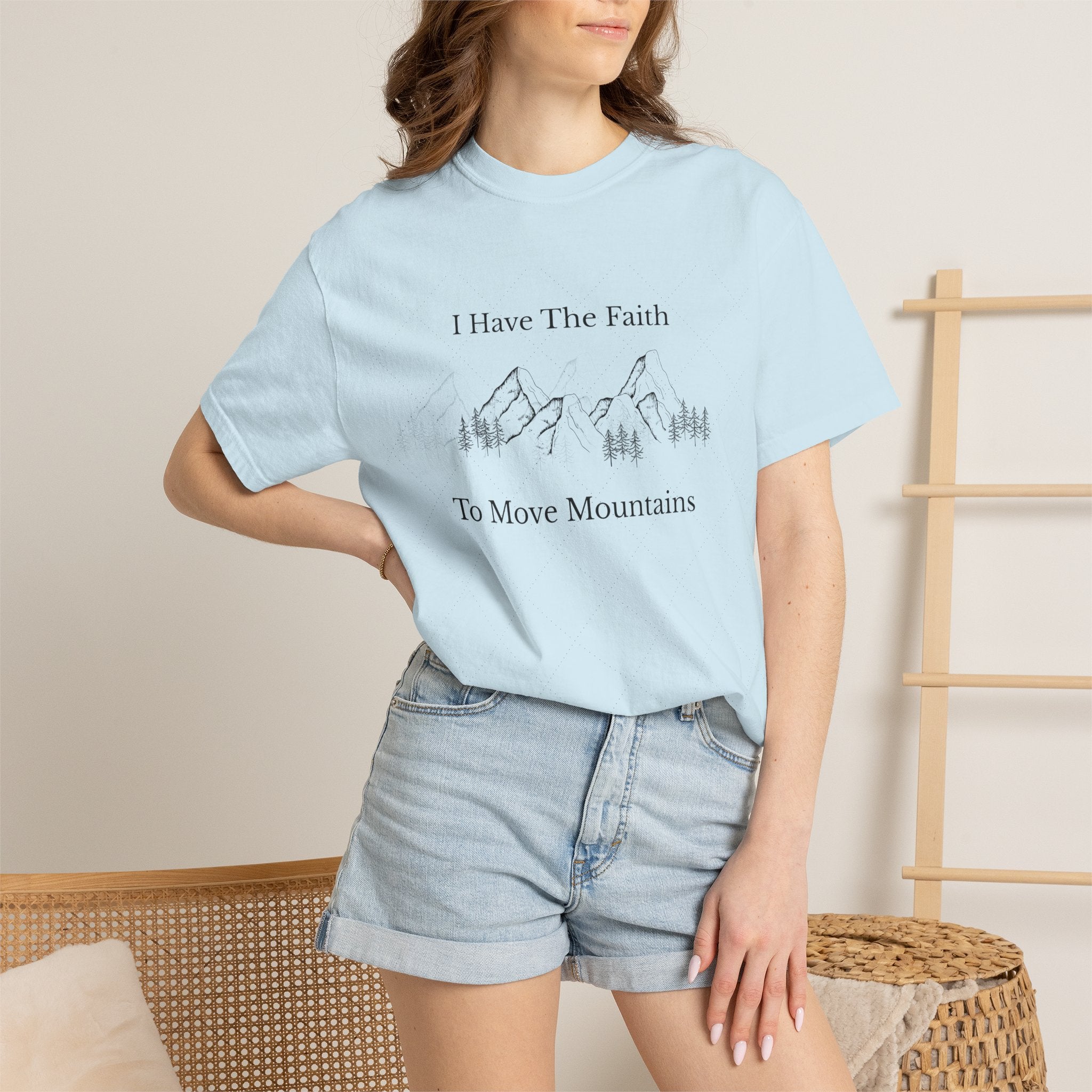 Faith To Move Mountains T-Shirt — Inspirational Christian Tee