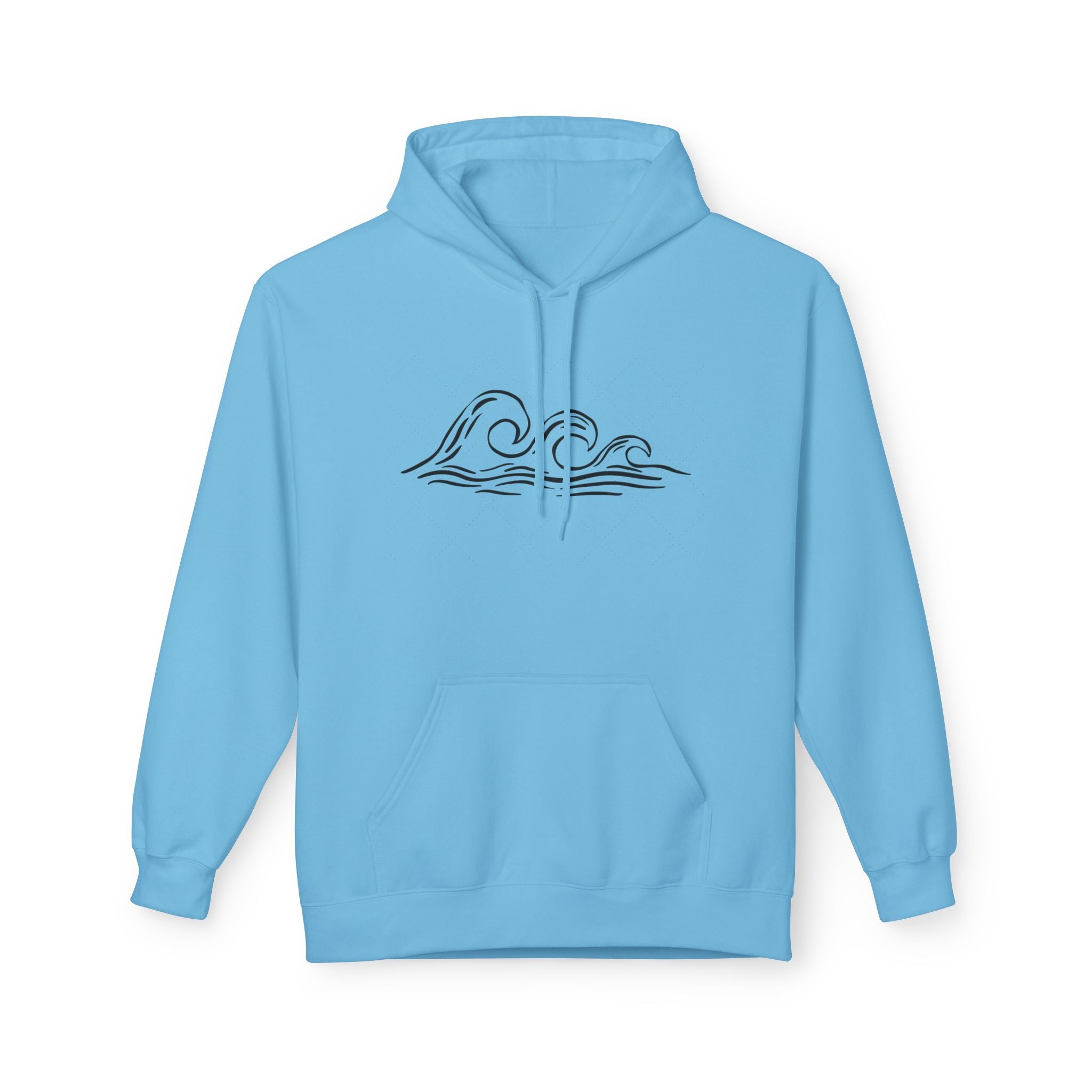 Lighthouse in the Storm Hoodie | Christian Faith Ocean Waves