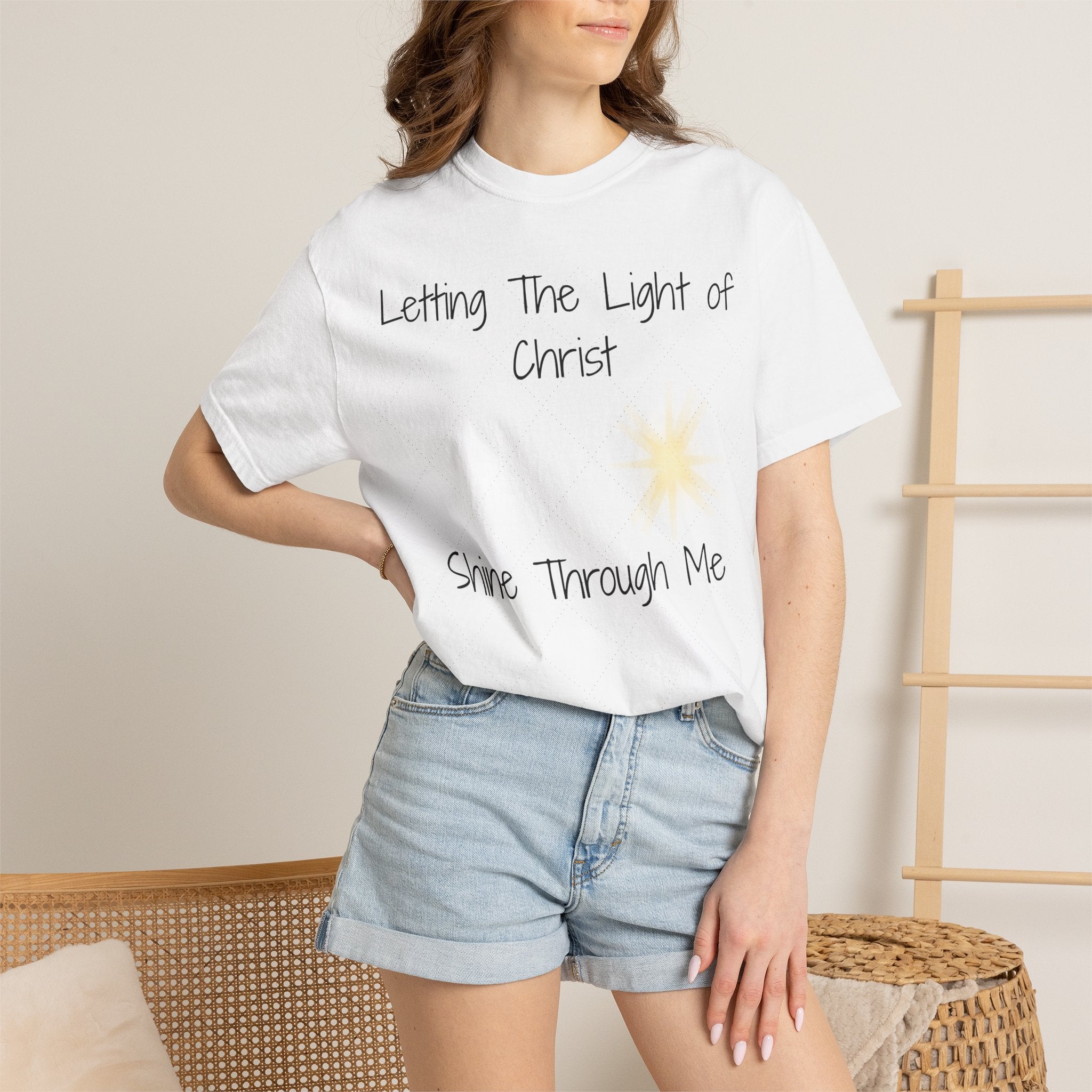 Let Christ's Light Shine Christian T-Shirt — Faith-Inspired Spiritual Tee