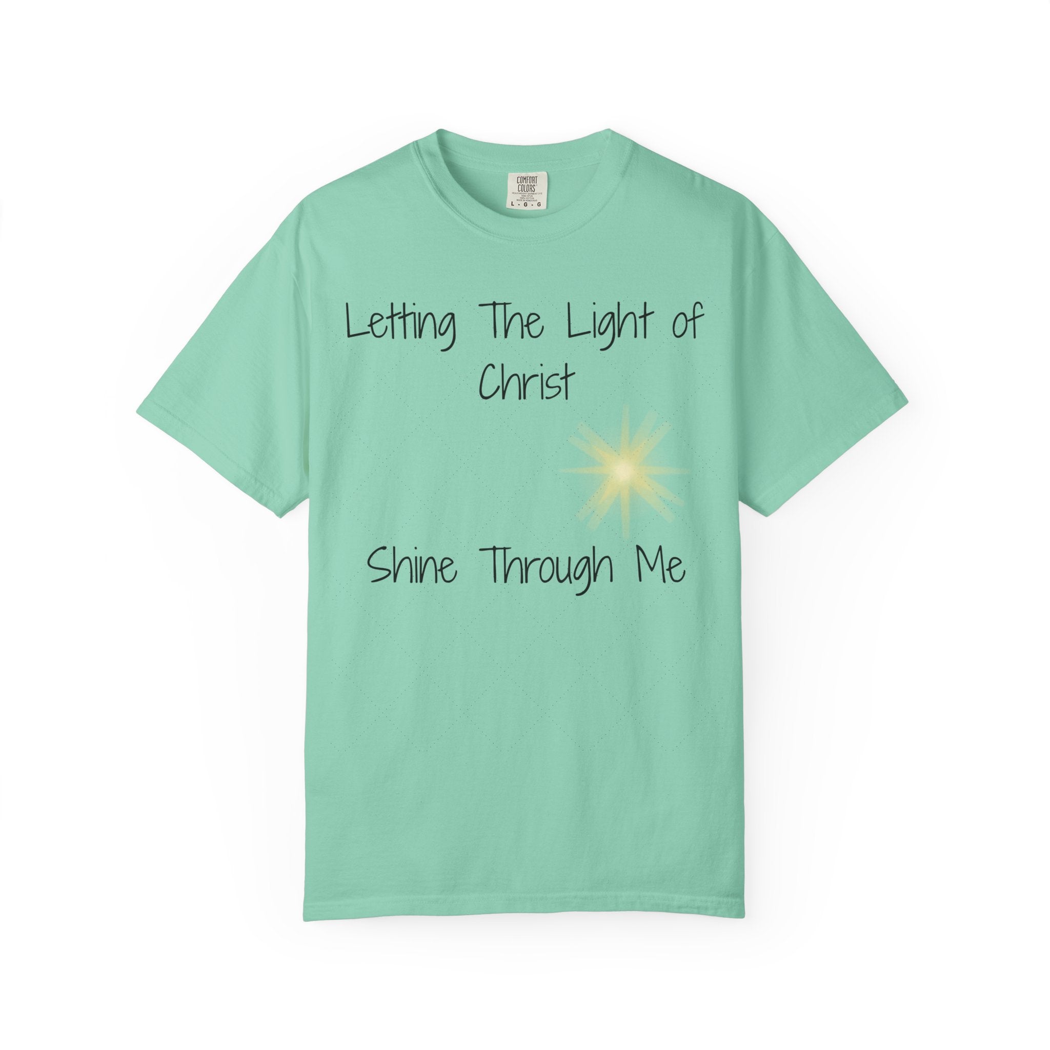 Let Christ's Light Shine Christian T-Shirt — Faith-Inspired Spiritual Tee