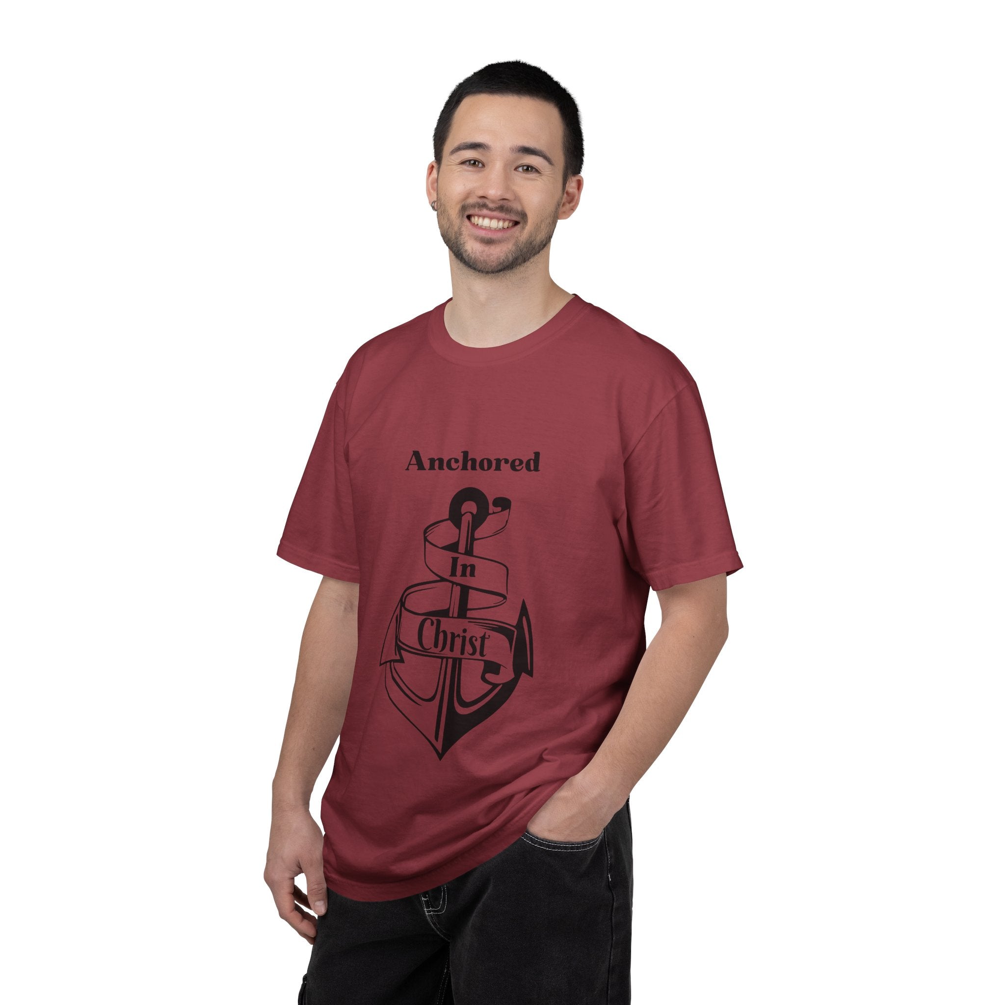 Anchored in Christ — Spiritual Christian Tee