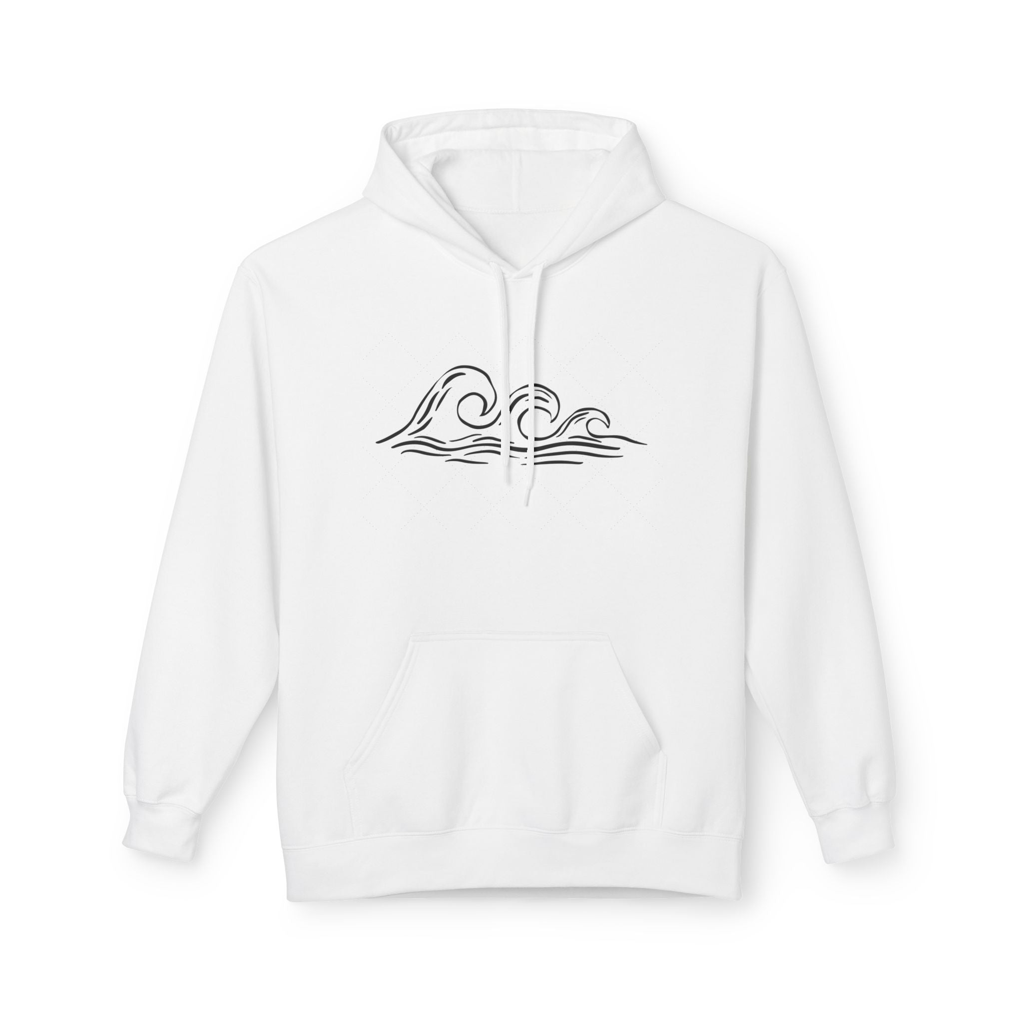 Lighthouse in the Storm Hoodie | Christian Faith Ocean Waves