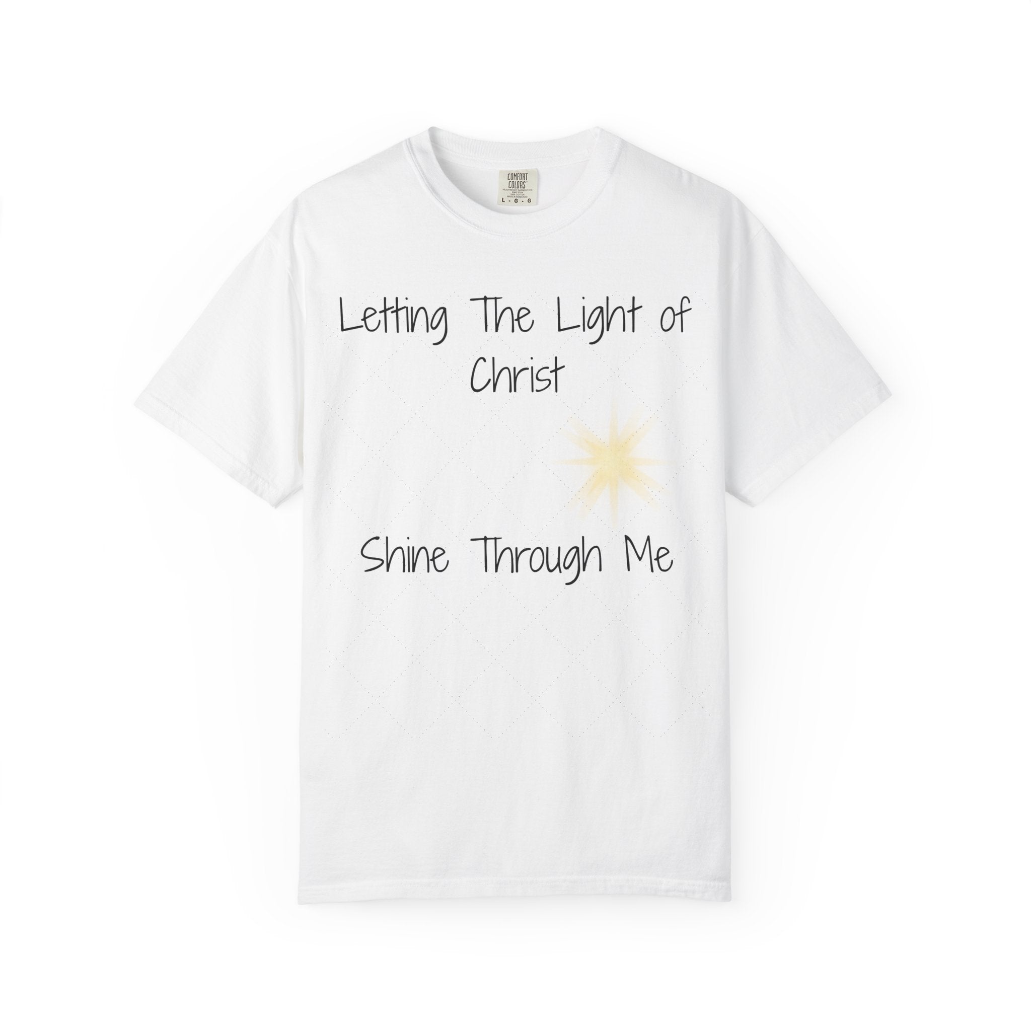 Let Christ's Light Shine Christian T-Shirt — Faith-Inspired Spiritual Tee