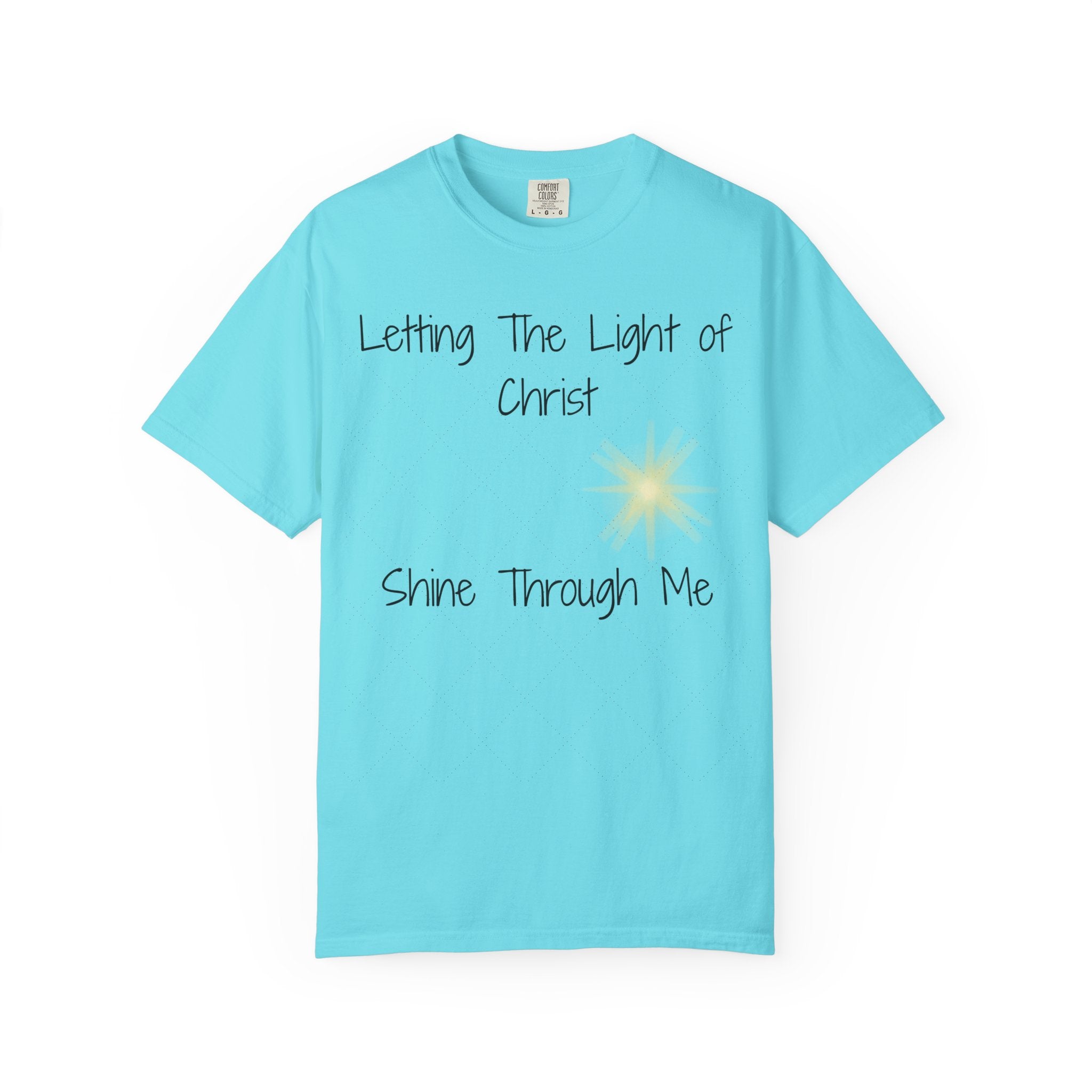 Let Christ's Light Shine Christian T-Shirt — Faith-Inspired Spiritual Tee