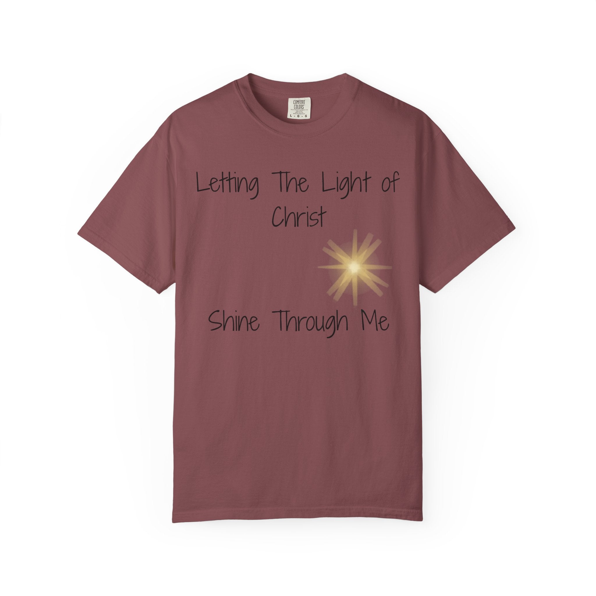 Let Christ's Light Shine Christian T-Shirt — Faith-Inspired Spiritual Tee