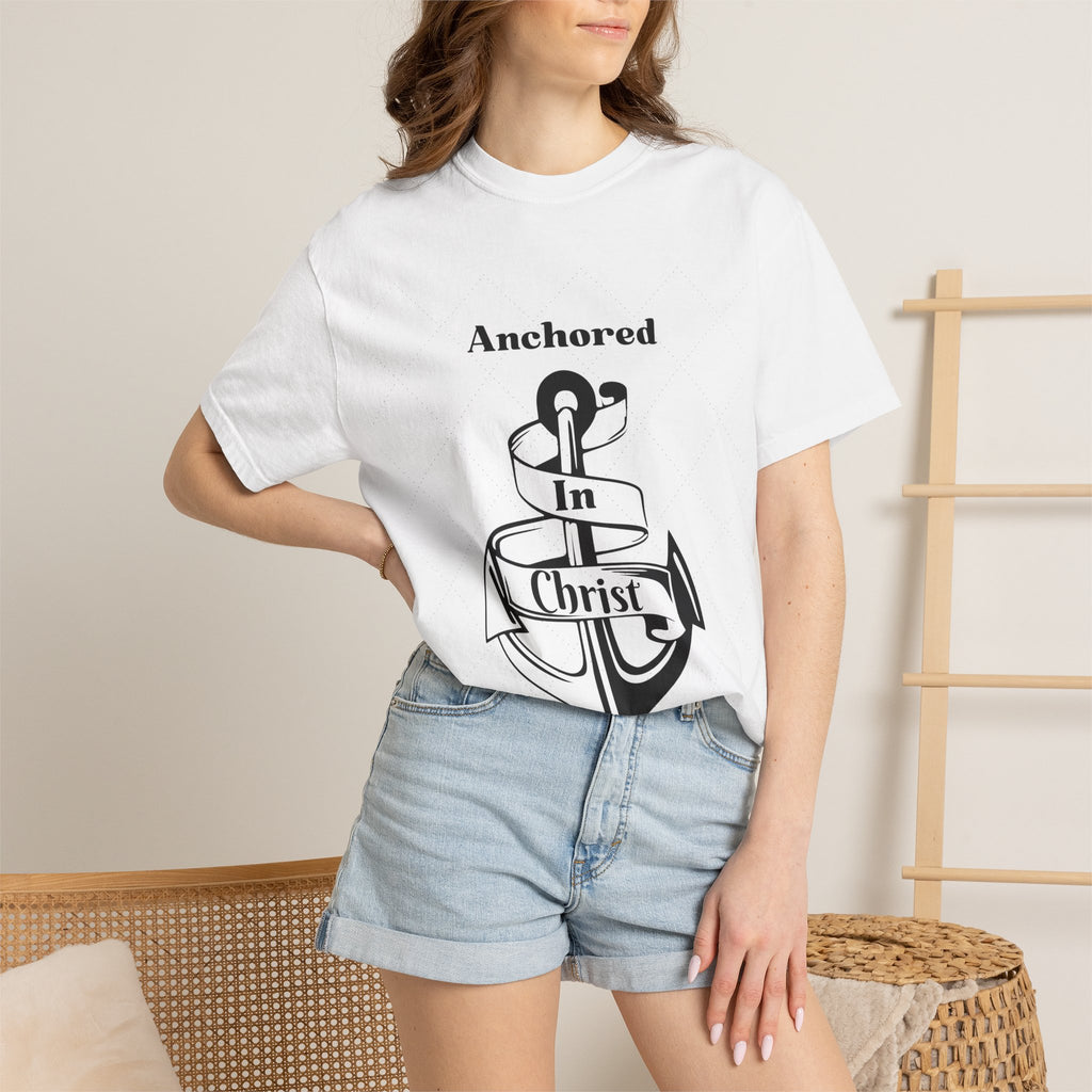 Anchored in Christ — Spiritual Christian Tee