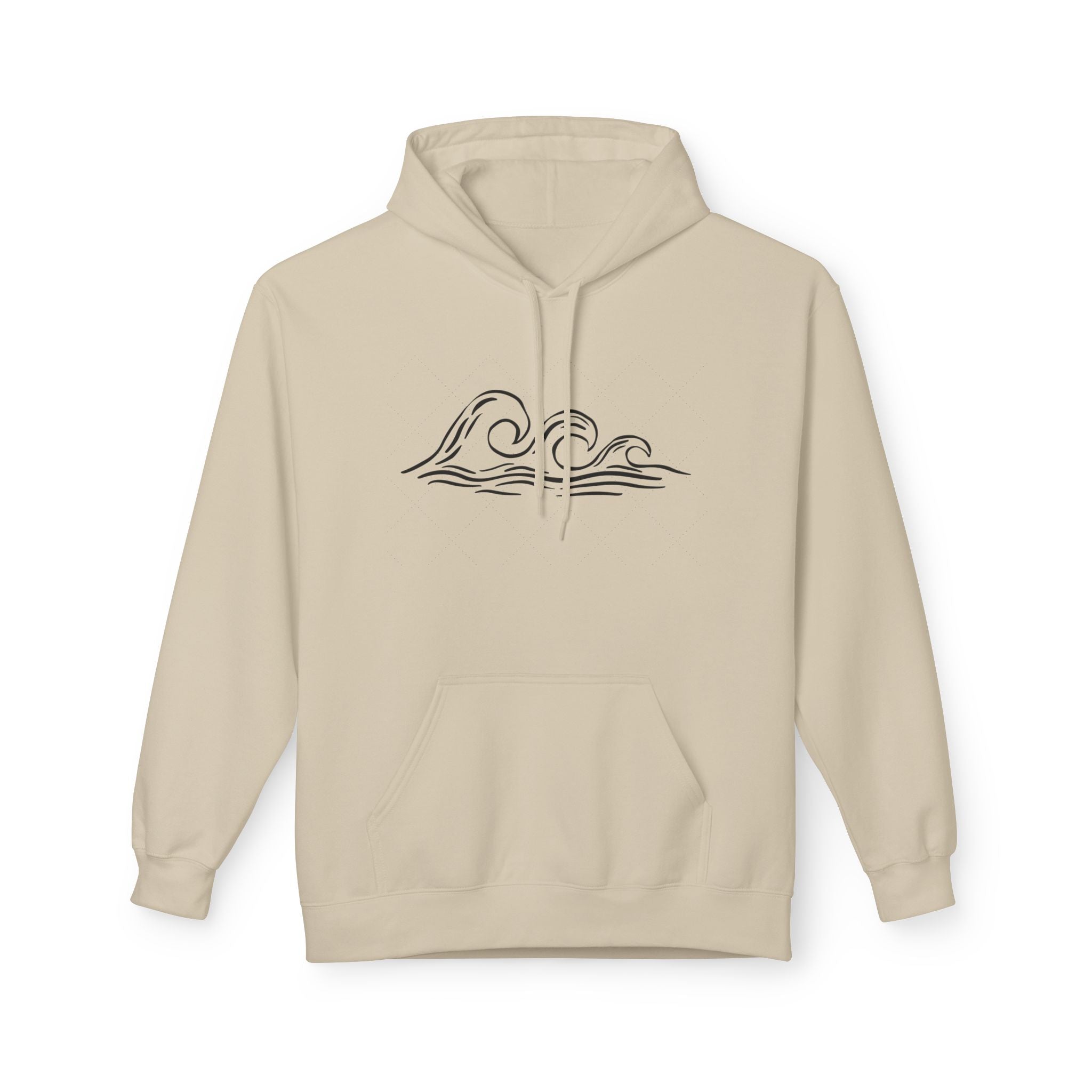 Lighthouse in the Storm Hoodie | Christian Faith Ocean Waves